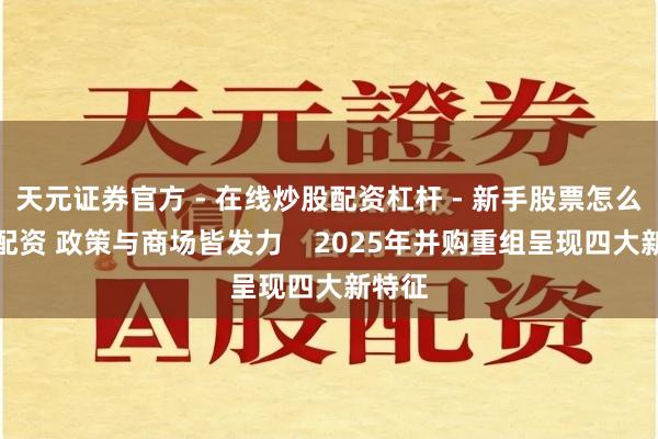 天元证券官方 - 在线炒股配资杠杆 - 新手股票怎么杠杆配资 政策与商场皆发力    2025年并购重组呈现四大新特征